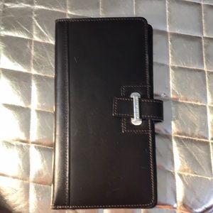 Cutter & Buck Genuine Leather Passport Folder Brown ID